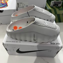 Nike Mind 001 Slide Light Smoke Grey Size 6 Men & 7 Men 7.5 Women 8.5 Women