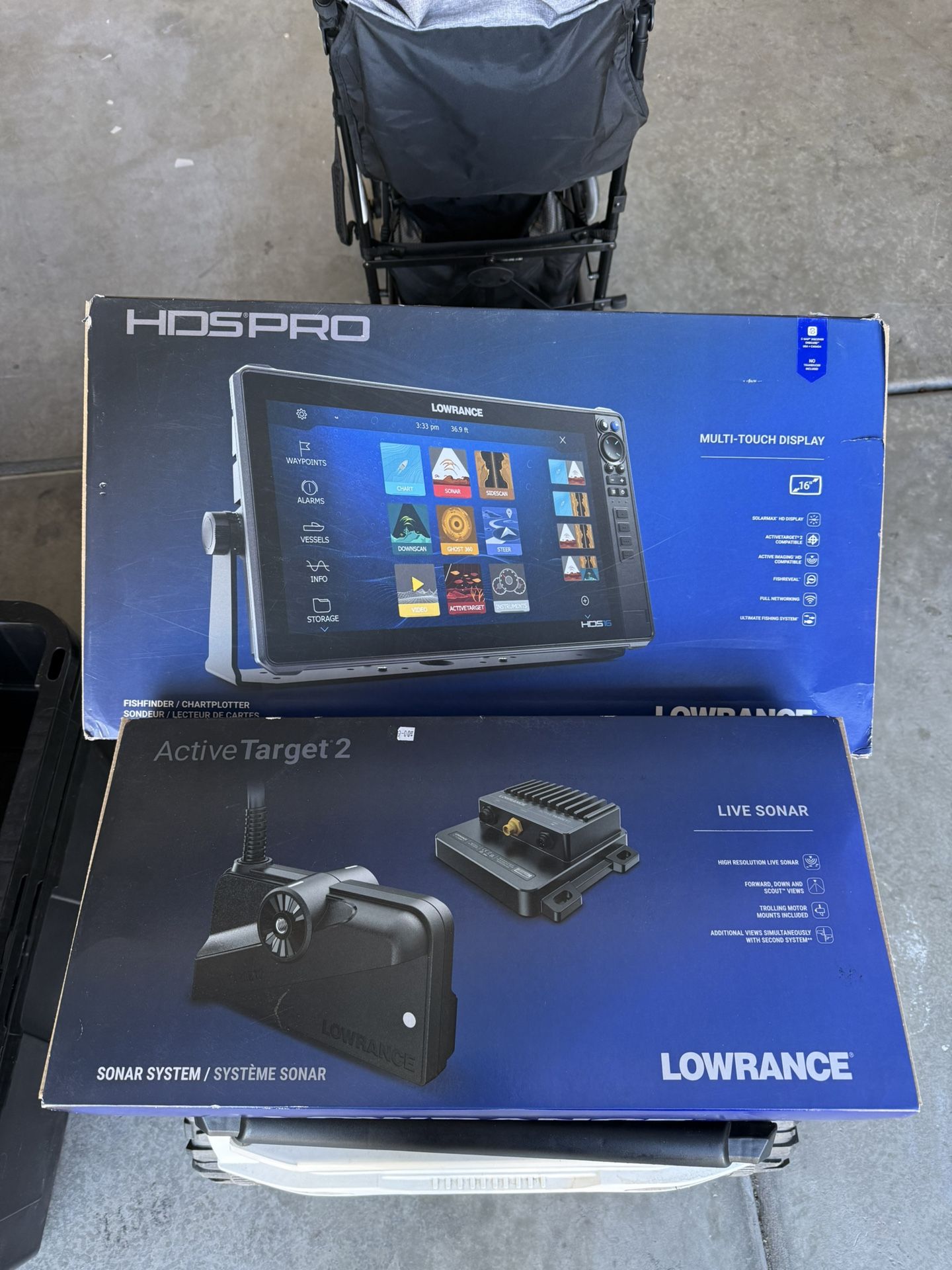 Lowrance Pro 16 And Active Target 2