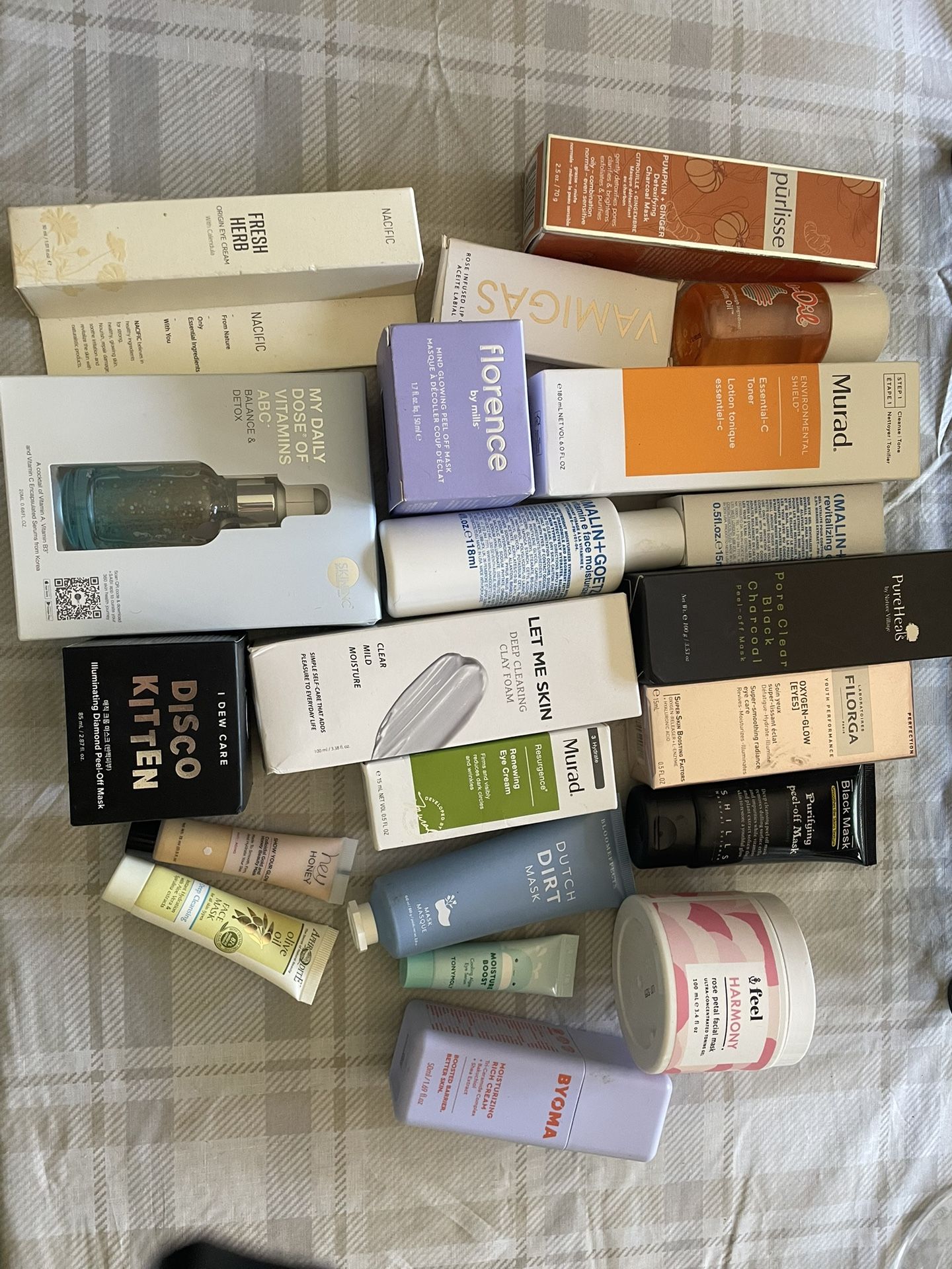 20+ Brand New Skincare Items – Full-Size Lot (Murad, Purlisse, Malin+Goetz, Florence + more)