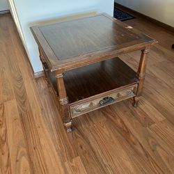Wooden Side Table 