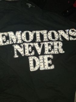 Mixed emotions black tee