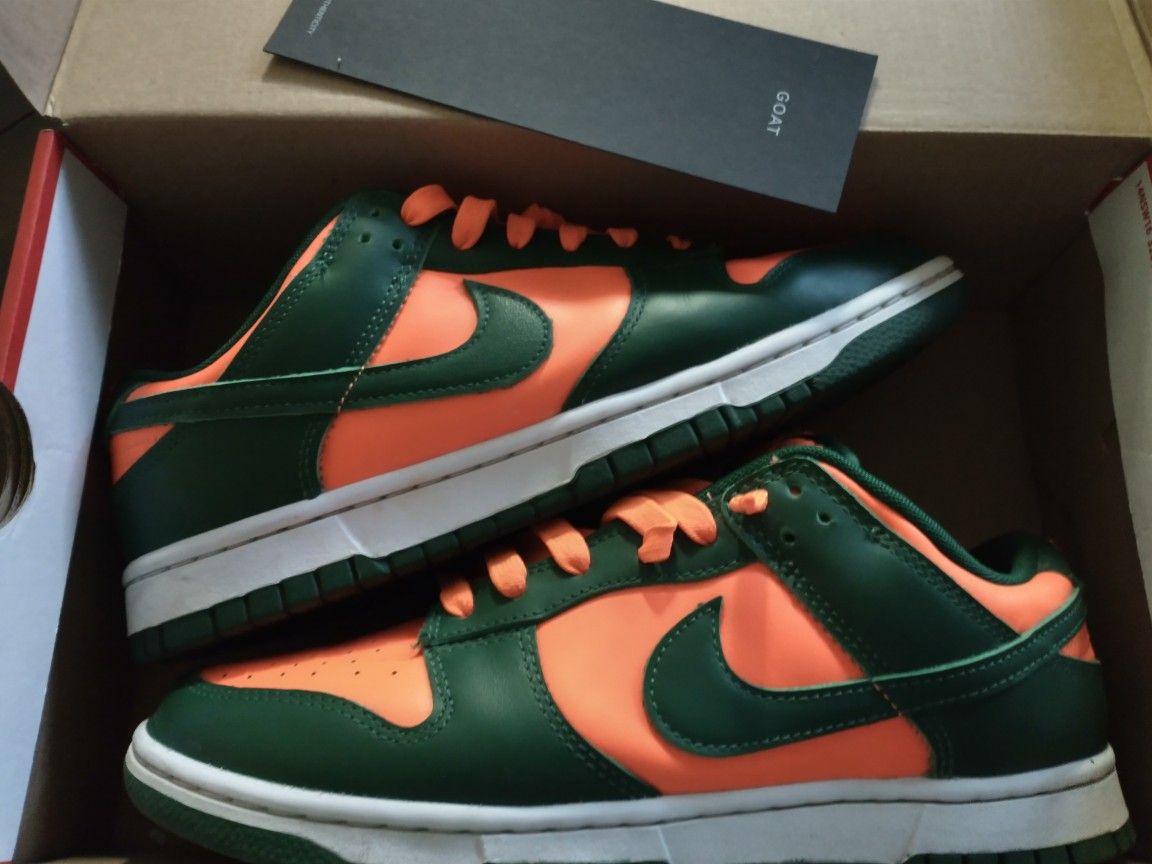 Nike Dunk Low Retro Green/Orange (8.5 Men's)