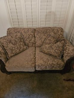 Couch and love seat