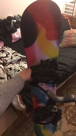 Brand new snowboard and bindings