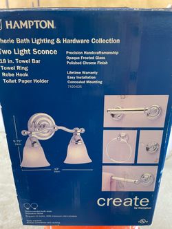 Vanity light and hardware