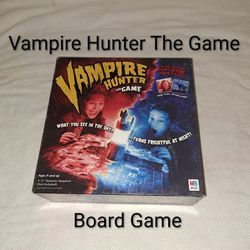 Vampire Hunter The Game Board Game In Excellent New Condition (Is Complete Nothing Missing)