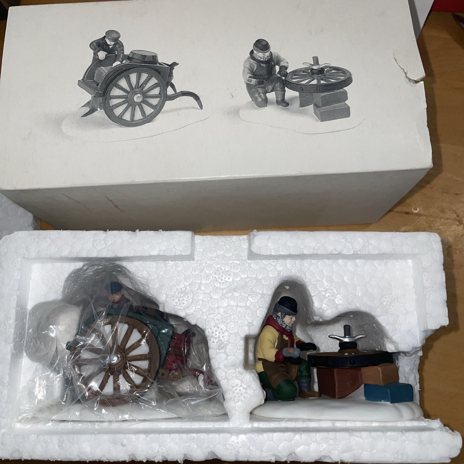 Department 56 - Heritage C Bradford Wheelwright And Son Set of 2