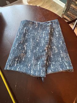 Beautiful Blue and White Textured Pillow Covers - Set of 2