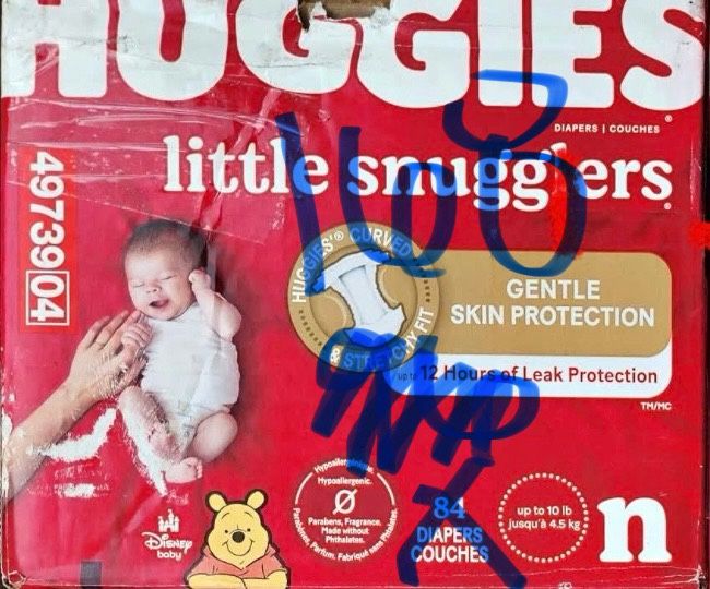 Huggies Diapers Size NEWBORN 