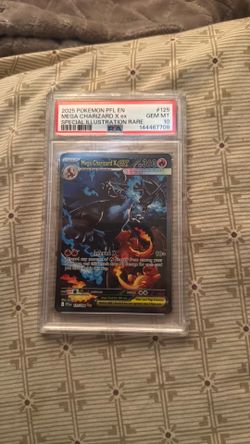 2025 Pokemon Mega Charizard X ex SIR PSA10