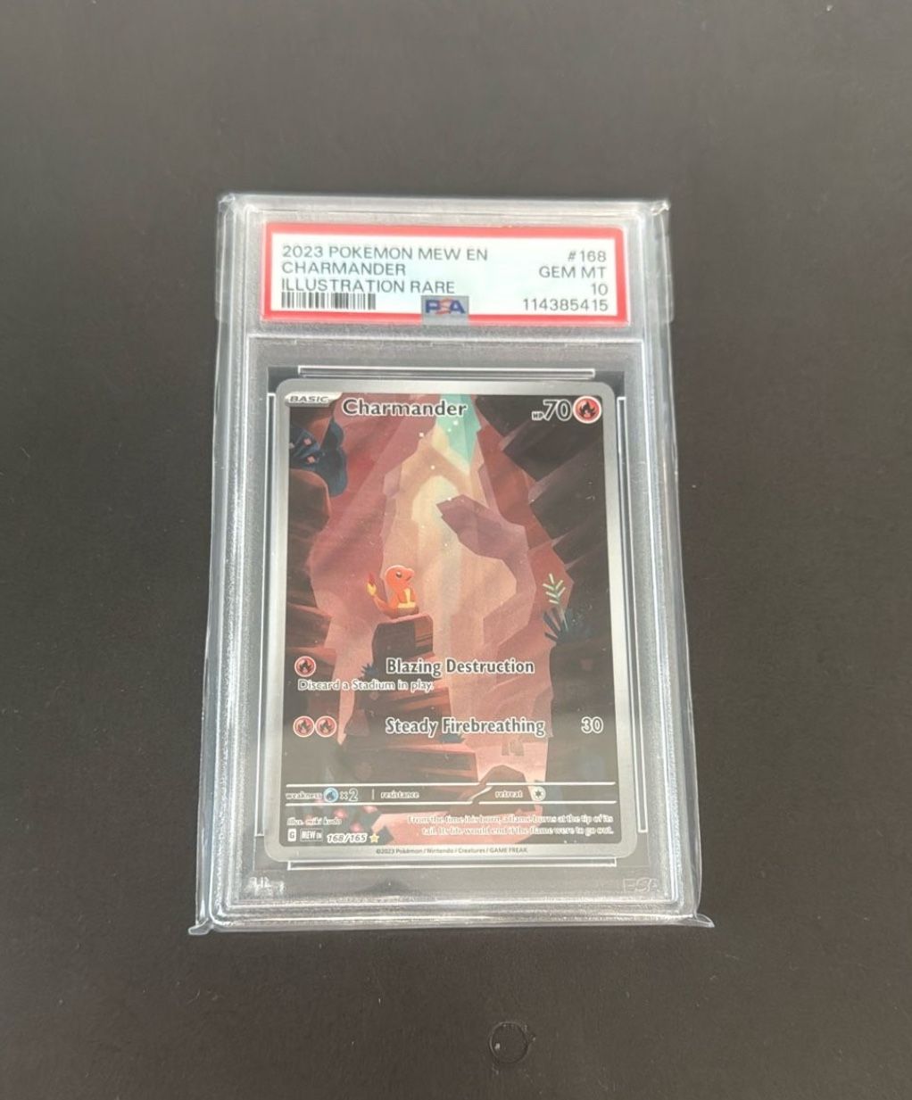 Charmander Psa 10 Graded Pokemon Card