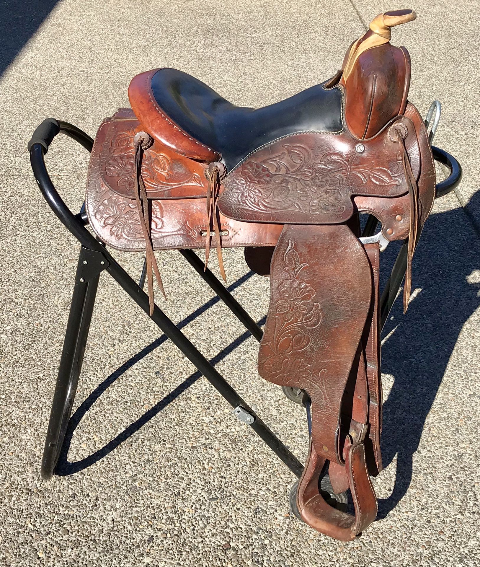 Tex Tan of Yoakum Brahma Brand Saddle for Sale in Rivergrove, OR OfferUp