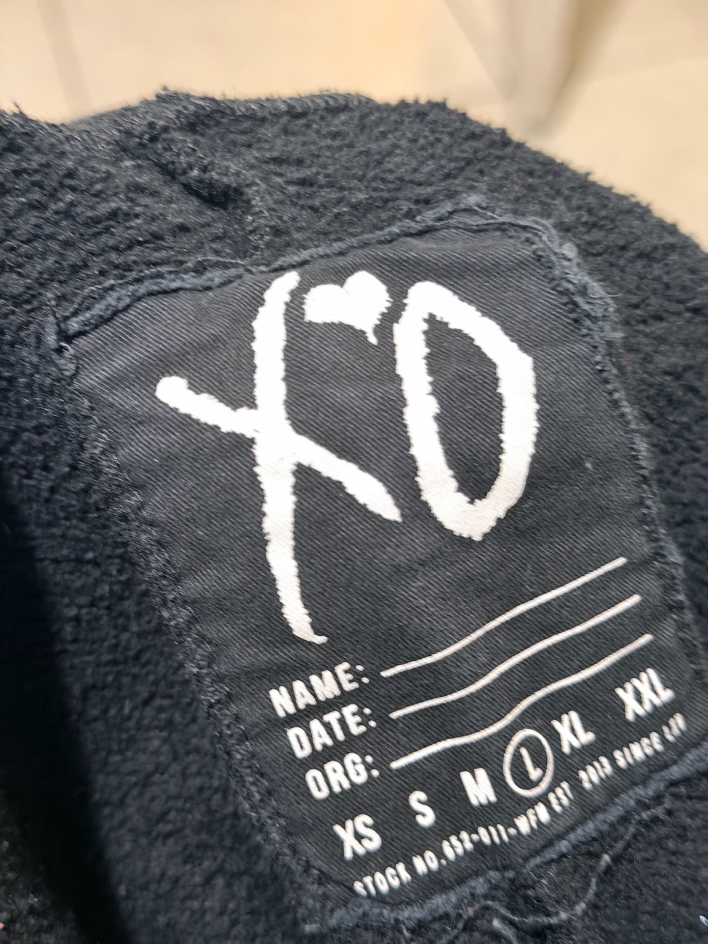 XO sweatpants The Weeknd