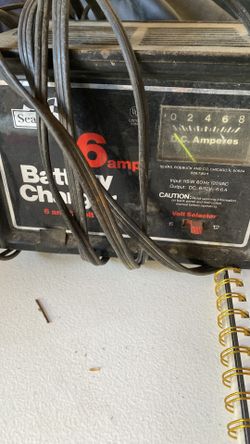 Sears 6 and 12 volt battery charger