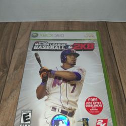 Major League Baseball 2K8 (Microsoft Xbox 360, 2008). Packaging has some wear from age and use. Sold as is.