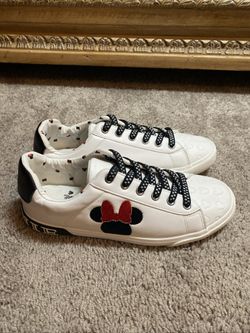 Ground Up x Disney Minnie Mouse low top white sneakers women’s size 10