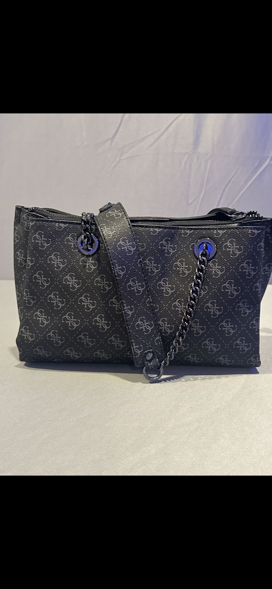 Guess Handbag Grey/Black Logos