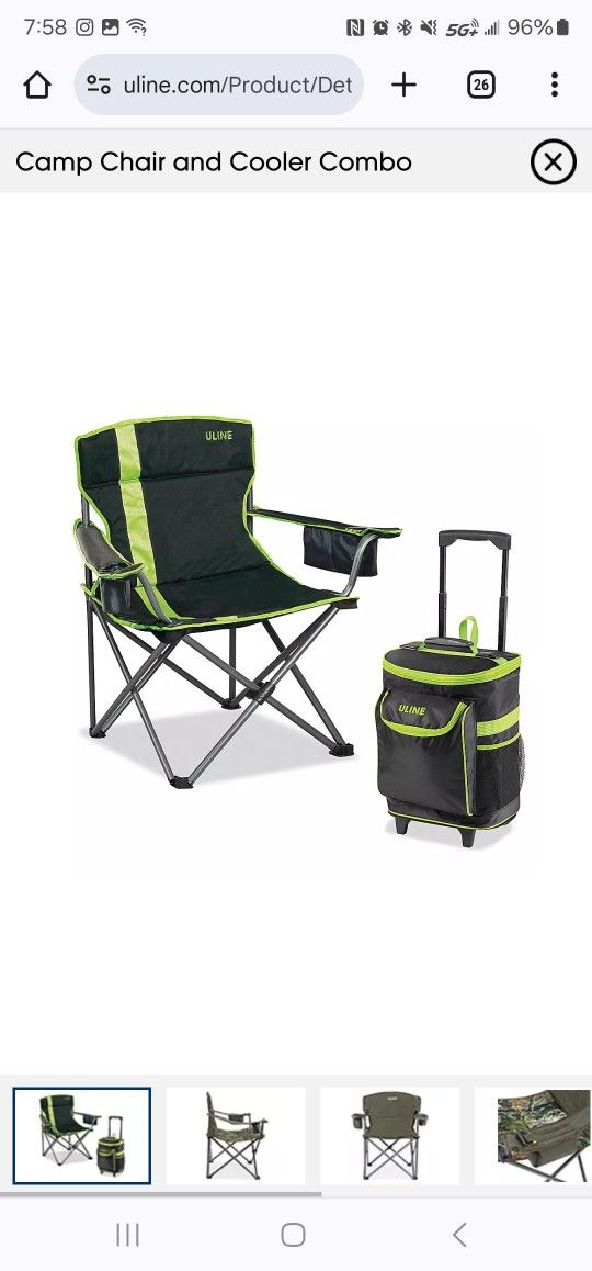 Camping Chair And Cooler