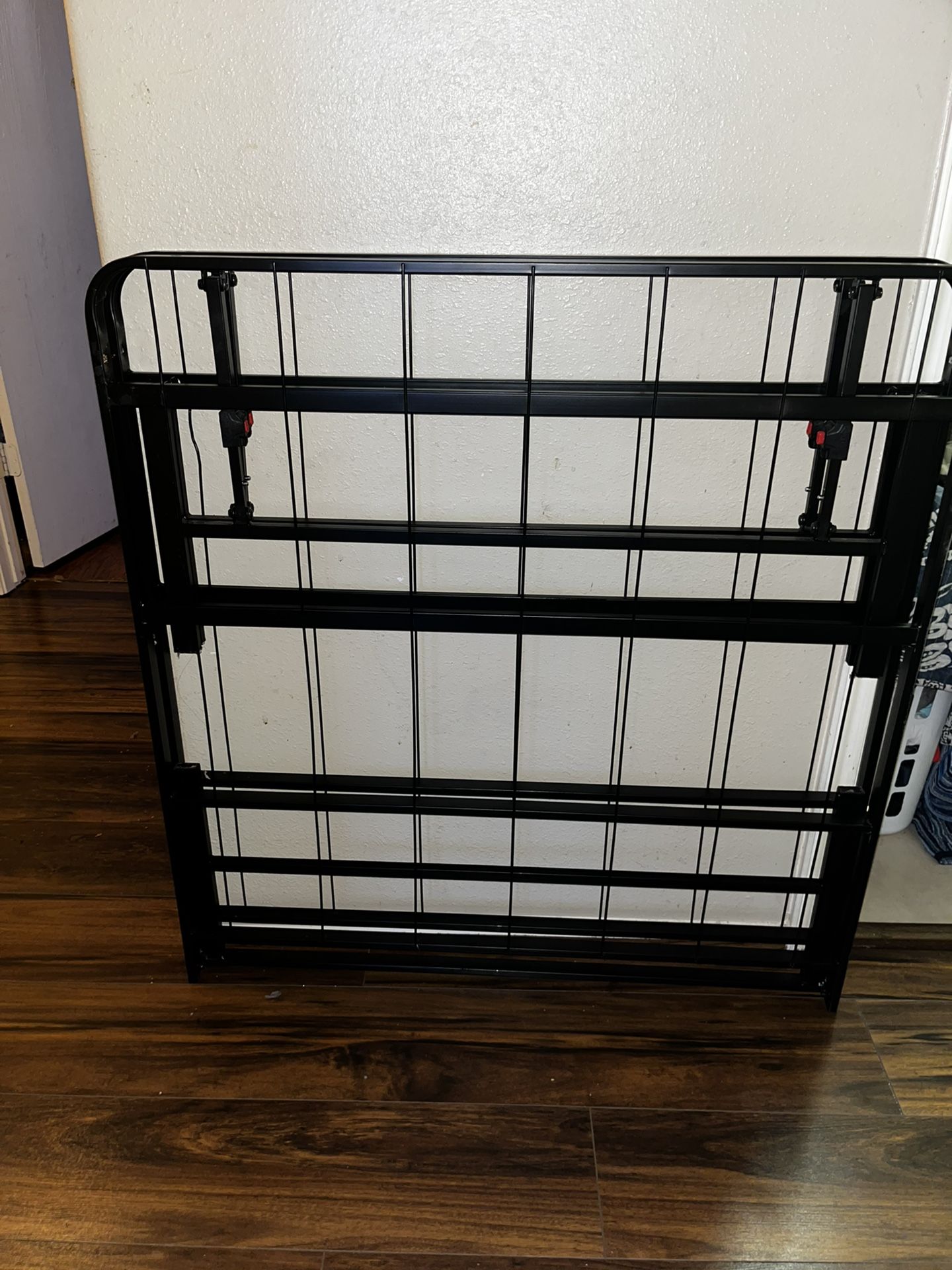Foldable XL Twin Metal Bed Frame 