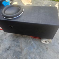 Jl Audio 13 W7 Subwoofer In Custom Box Loud Subwoofer 