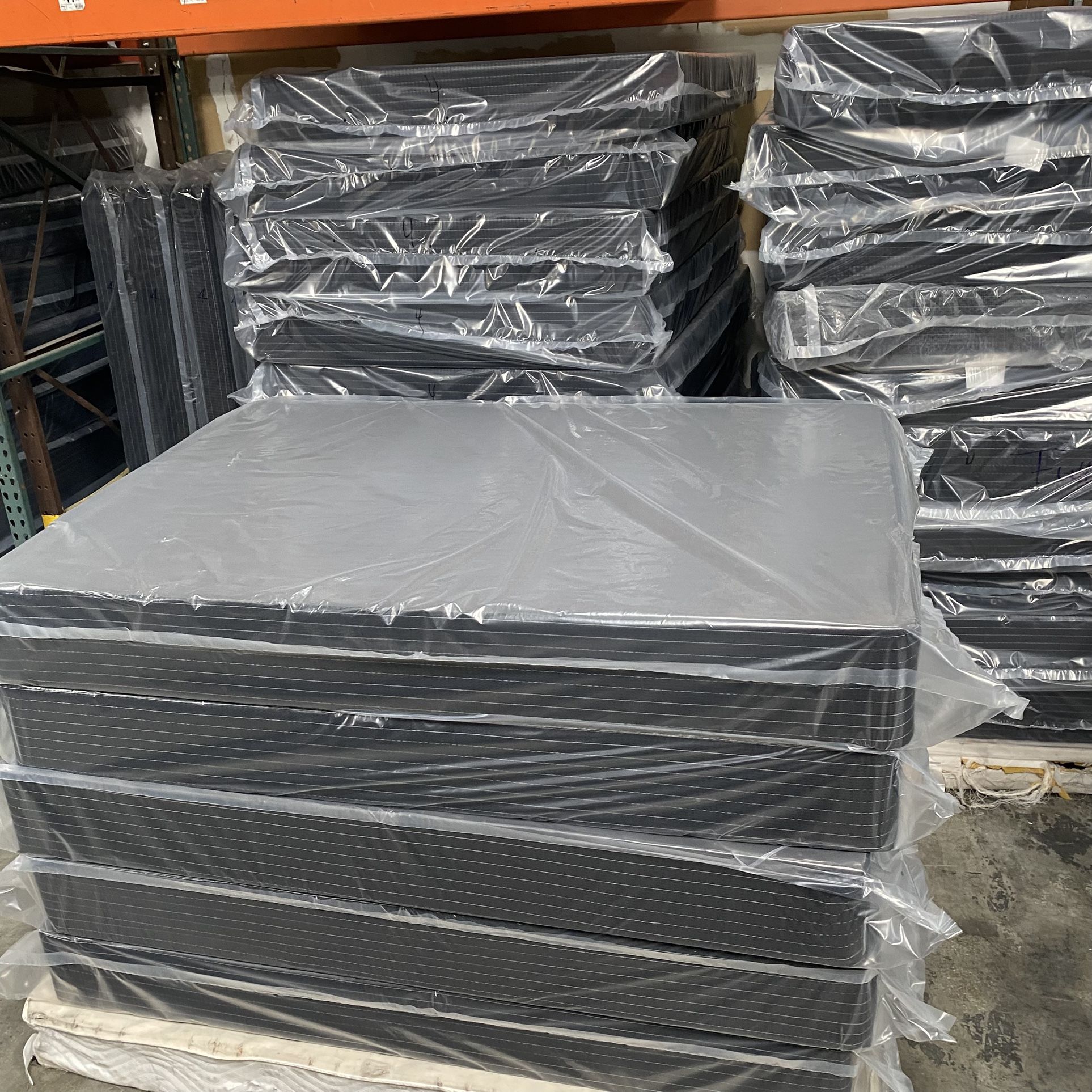 Queen Size BOX SPRINGS Foundation for Mattress New Of Factory With it’s Plastic Available In All Size - Same Day Delivery 🚚