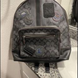 Men’s coach Leather Backpack 