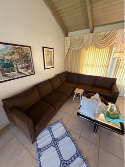 Brown couch