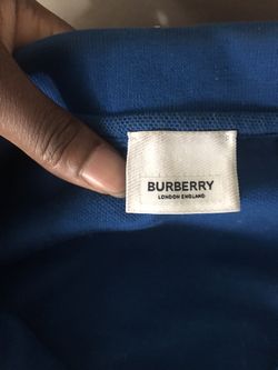 Burberry Shirt And Blue Velvet Air Forces