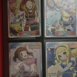 Custom Japanese Pokemon Trainer Orica Proxy Card Collection with Vault X Binder