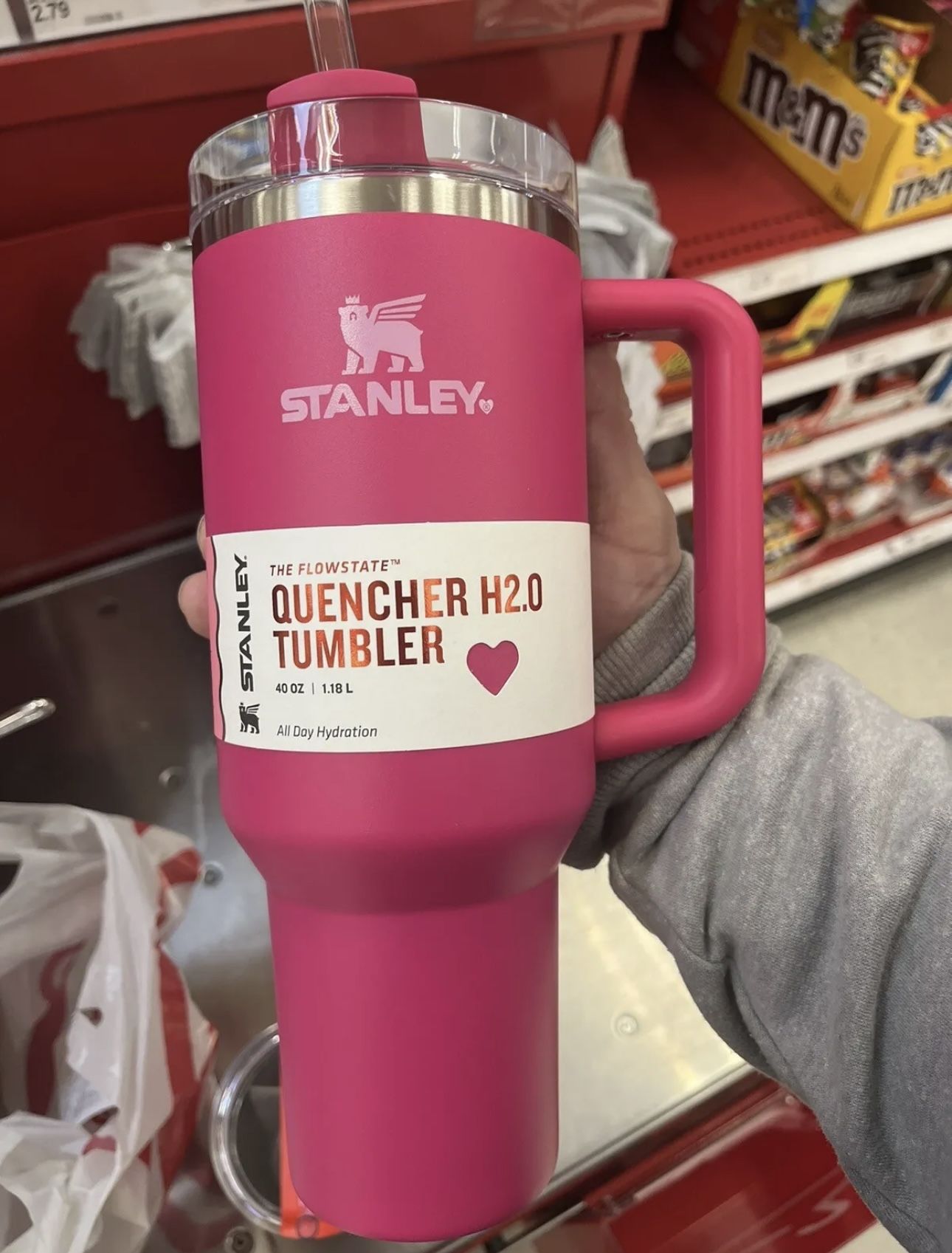 Valentine’s Day Starbucks Stanley cup 40 ounce - Cosmo Pink