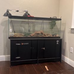 Iguana/fish Tank