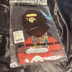 size medium bape shirt