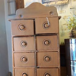 Old Wood Painted Spice Cabinet- Located in Shelton 