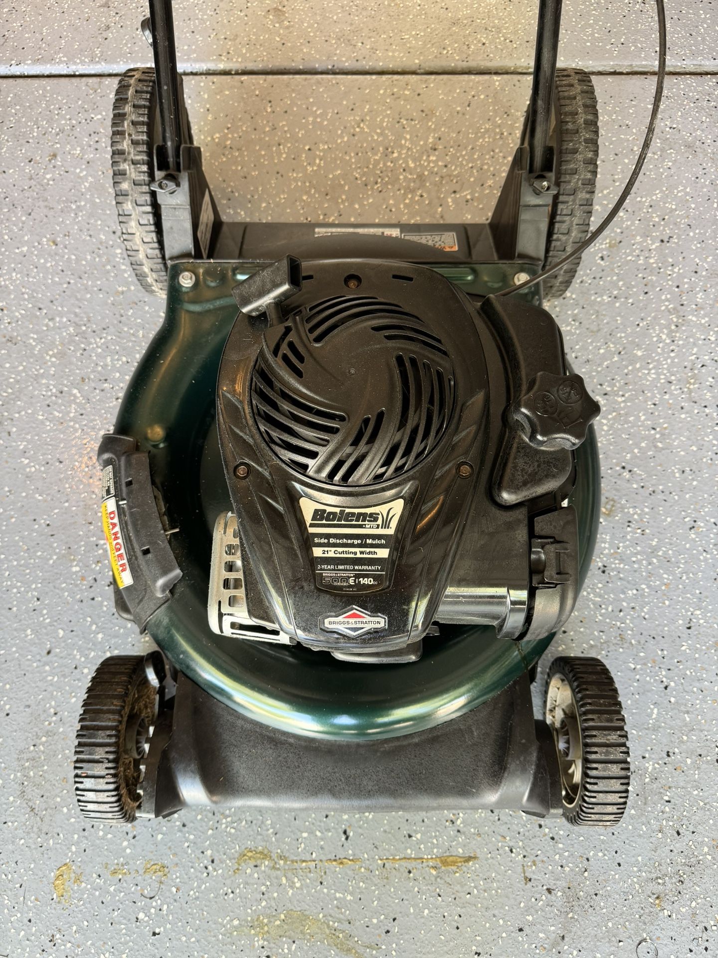 Bolens 21” 140cc Lawn Mower - $90