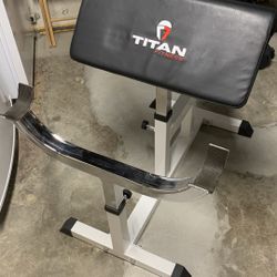 Titan Fitness Arm Curl Machine