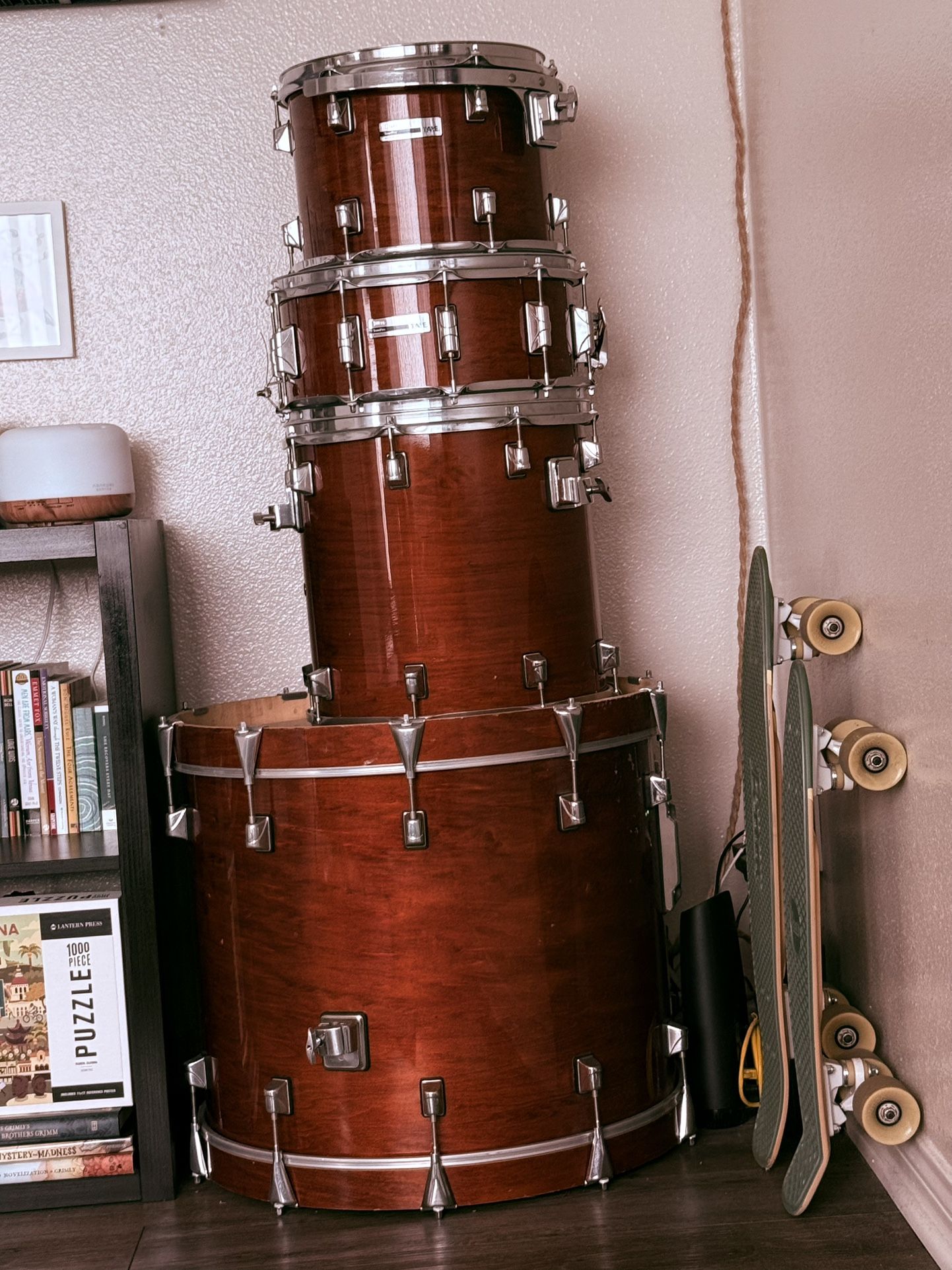 Used Taye Drum Set 5 Piece Like New Condition