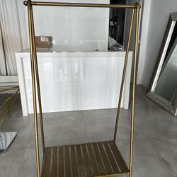 Gold Clothes Rack