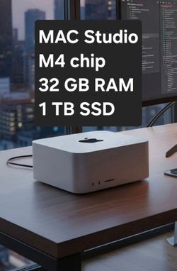 Refurbished Mac Studio Apple M4 Max chip w/ 14‐Core CPU and 32‐core GPU, 32 GB RAM, and 1 TB SSD