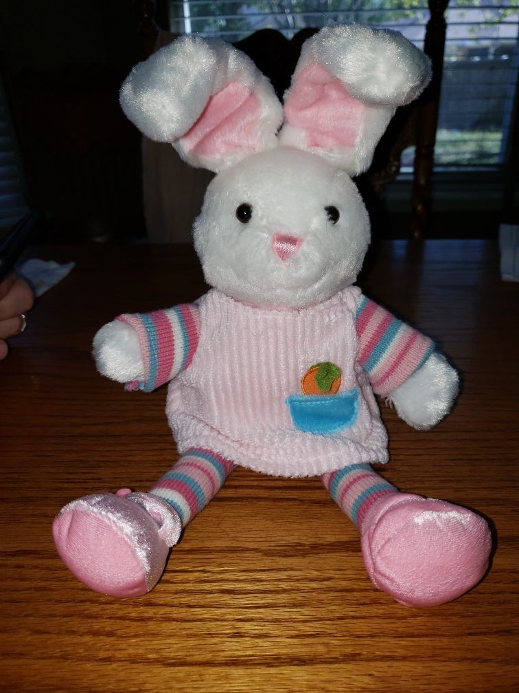 EASTER BUNNY STUFFED ANIMAL DOLL