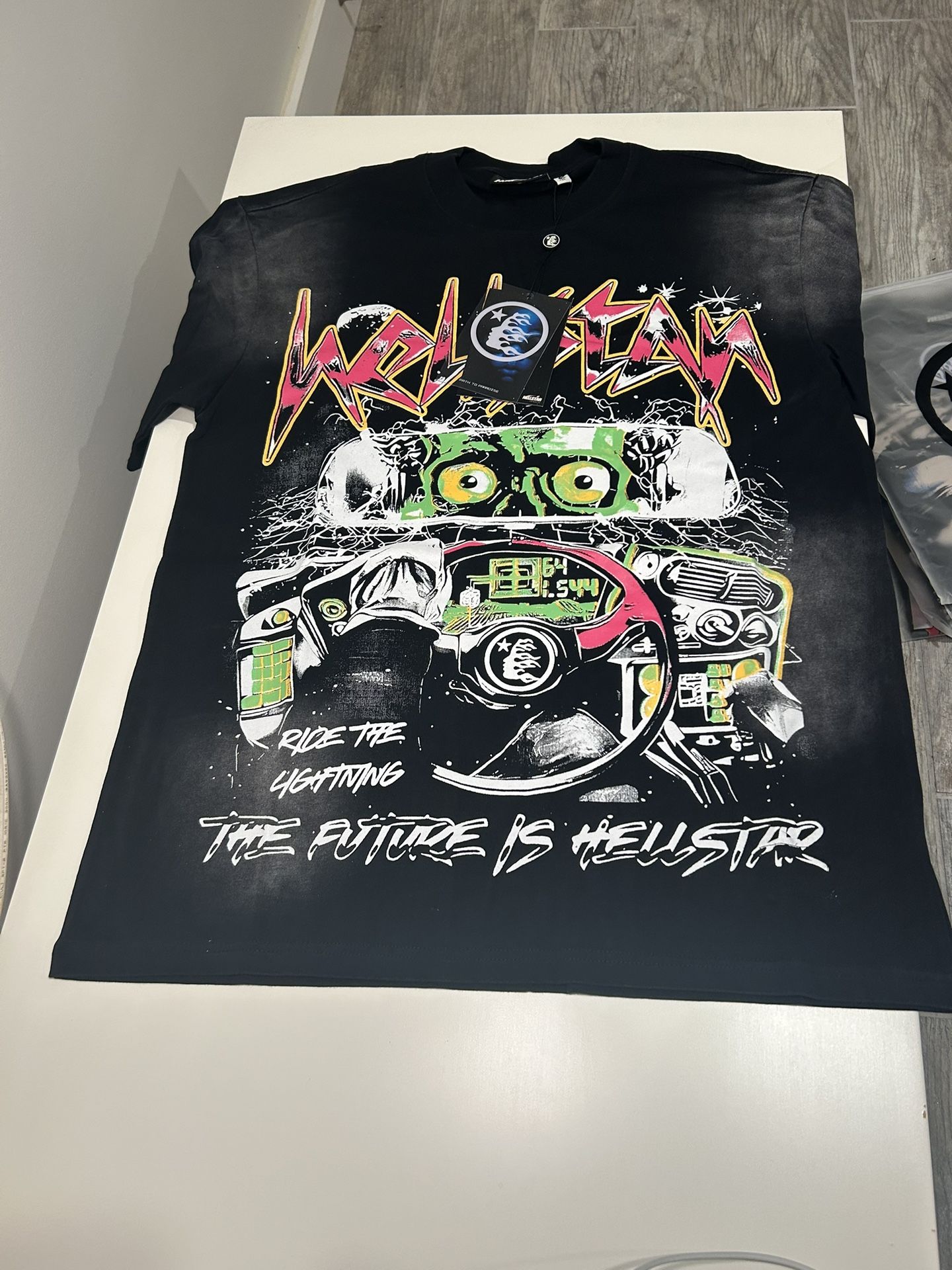 Black Multi Color Hellstar Tee