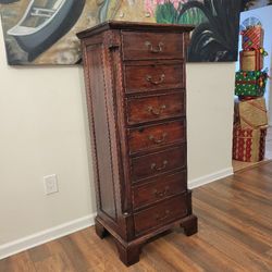 Vintage Solid Wood Lingerie Chest 