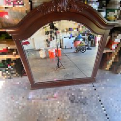 Wooden Mirror
