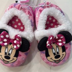 Minnie Mouse Pink Slippers