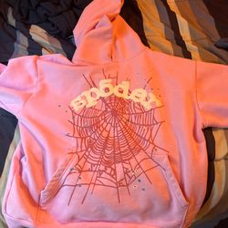 Pink sp5der hoodie