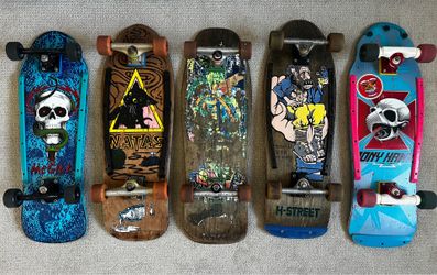 Vintage 1980s OG Skateboards- McGill, Hawk, Natas, Way