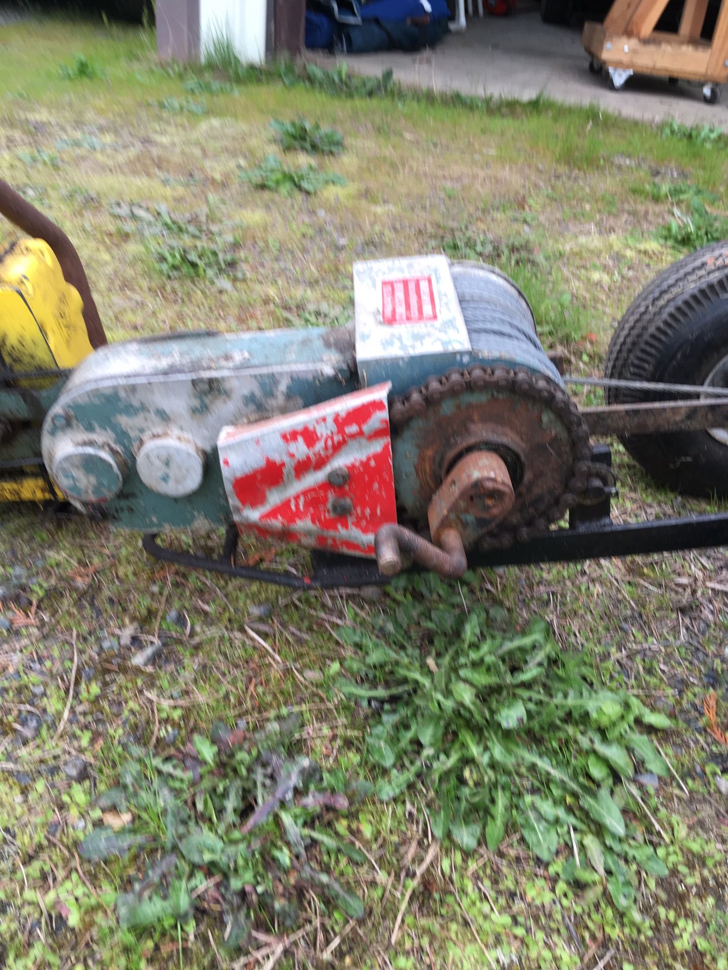 Lewis Chainsaw Winch and power head