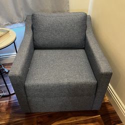 Swivel Chair (Blue)