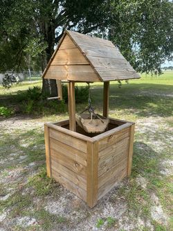 homemade wishing well