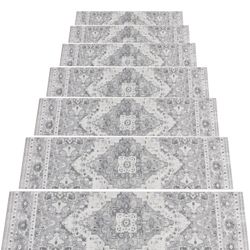 Stair Treads Non Slip, 15 Pack 30"X8" Super Non Slip Reusable Staircase Step Treads