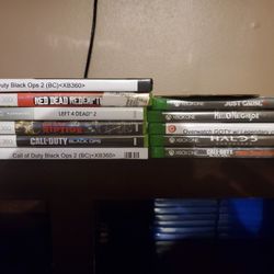 Xbox One & Xbox 360 Video Games -12 Games